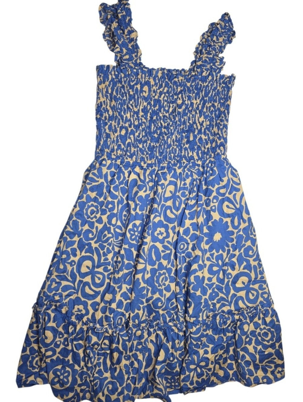 Pinch Girls Size 8 Dress in a beautiful blue and white floral print.